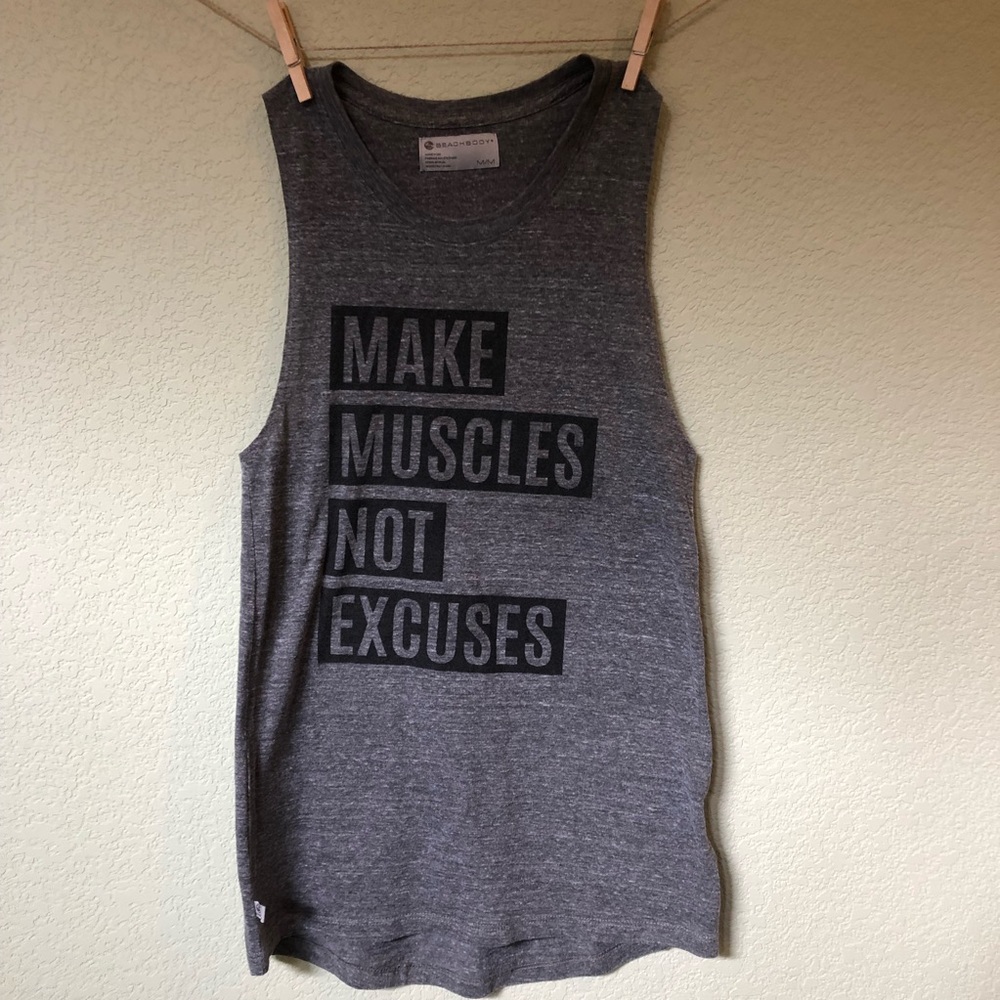 “Make Muscles Not Excuses” Muscle Tank